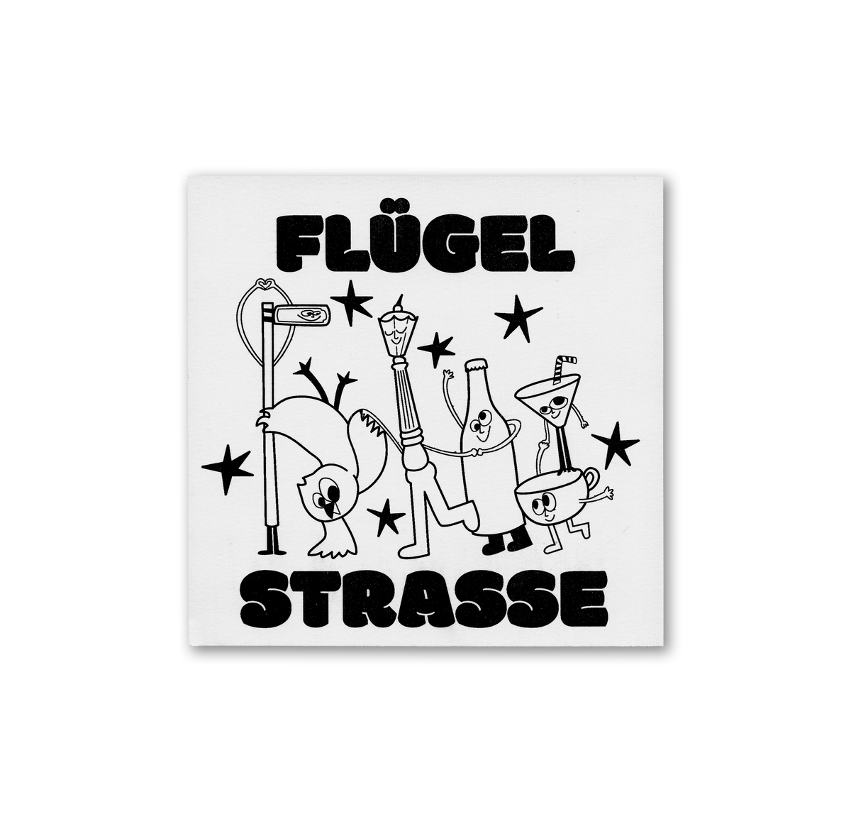 Flügelstrasse Riso Print