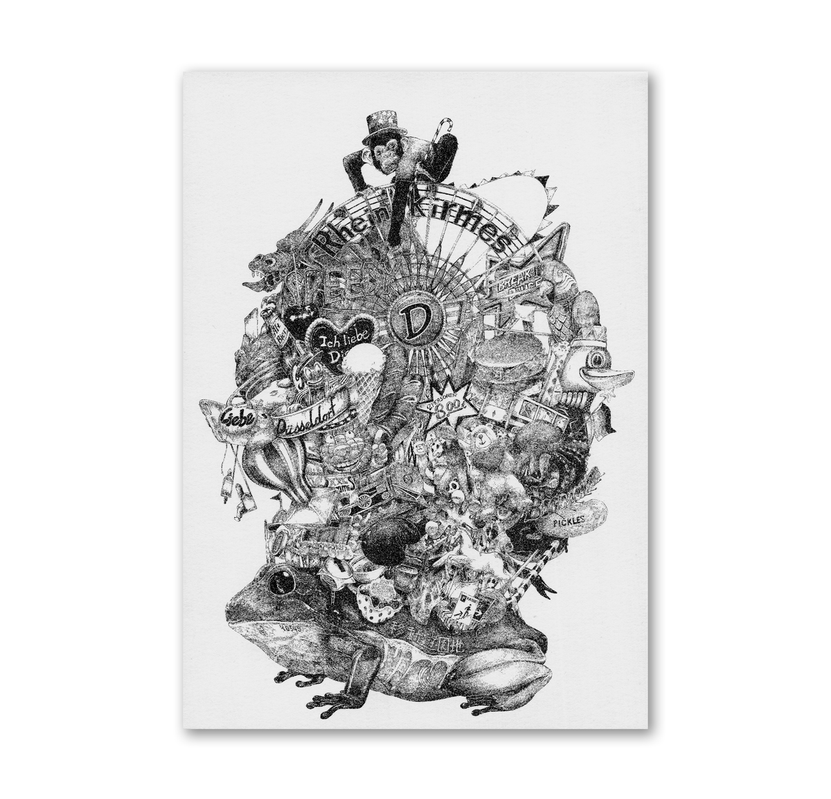 Rheinkirmes Riso Print